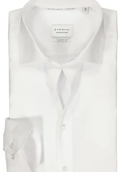 ETERNA comfort fit overhemd, popeline, wit
