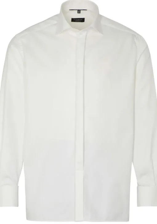 ETERNA comfort fit overhemd, twill, ecru