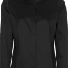 ETERNA dames blouse modern classic, zwart