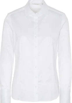 ETERNA dames blouse modern classic, wit
