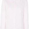 ETERNA dames blouse modern classic, stretch satijnbinding, roze