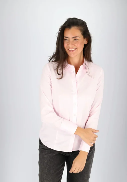 ETERNA dames blouse modern classic, roze
