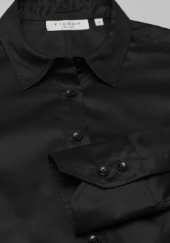 ETERNA dames blouse slim fit, zwart