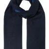 ETERNA herensjaal zijde, blauw met kobalt blauw