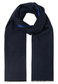ETERNA herensjaal zijde, blauw met kobalt blauw