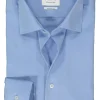 ETERNA modern fit overhemd, twill, blauw