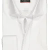 ETERNA modern fit overhemd, dubbele manchet, niet doorschijnend twill heren overhemd, wit