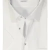ETERNA modern fit overhemd korte mouw, natte, wit