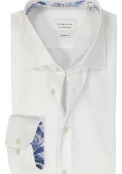ETERNA modern fit overhemd, Oxford, wit