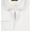 ETERNA slim fit overhemd, dubbele manchet, niet doorschijnend twill heren overhemd, wit