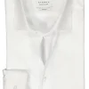 ETERNA slim fit overhemd, popeline, wit