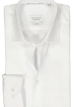 ETERNA slim fit overhemd, popeline, wit