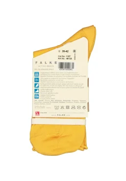 FALKE Active Breeze damessokken, lyocell, okergeel (mustard)