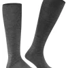 FALKE Airport heren kniekousen, grijs (dark grey)