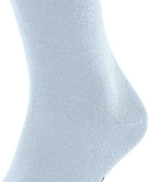 FALKE Airport heren kniekousen, blauw (light blue)