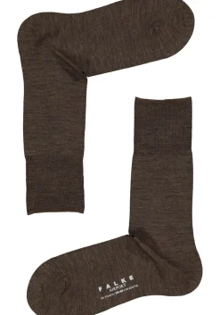 FALKE Airport herensokken, bruin (brown melange)