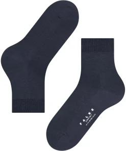 FALKE Airport herensokken kort, donkerblauw (dark navy)