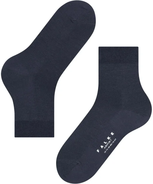 FALKE Airport herensokken kort, donkerblauw (dark navy)