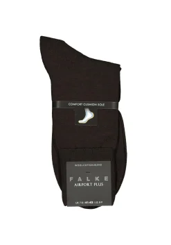 FALKE Airport Plus herensokken, bruin (brown)
