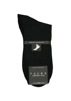 FALKE Airport Plus herensokken, zwart (black)