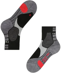 FALKE BC3 Comfort unisex biking sokken kort, zwart (black-mix)