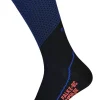FALKE BC Impulse unisex fietssokken, zwart-blauw (black)