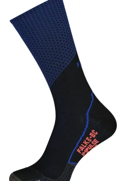 FALKE BC Impulse unisex fietssokken, zwart-blauw (black)