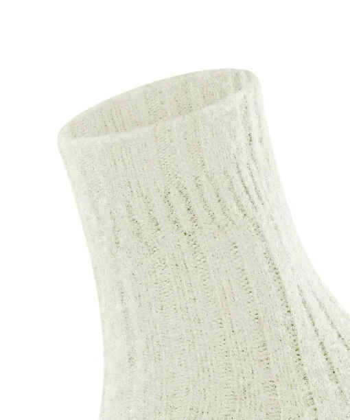 FALKE Bedsock Rib damessokken, beige (off-white)