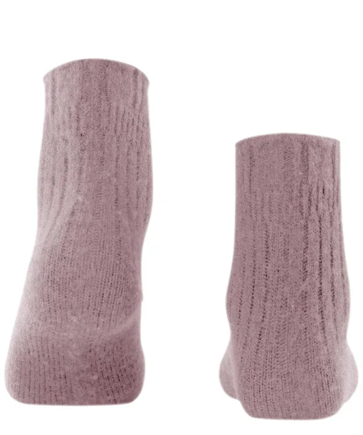 FALKE Bedsock Rib damessokken, mauve (brick)