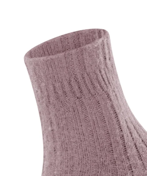 FALKE Bedsock Rib damessokken, mauve (brick)