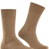 FALKE Bristol Pure Heren herensokken, bruin (nutmeg mel)