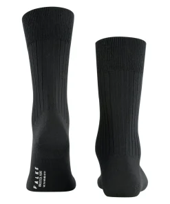 FALKE Bristol Pure Heren herensokken, zwart (black)