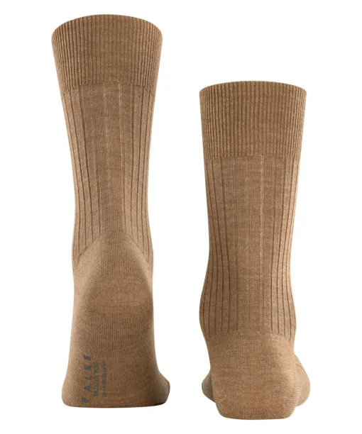 FALKE Bristol Pure Heren herensokken, bruin (nutmeg mel)