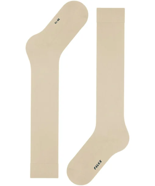 FALKE ClimaWool dames kniekousen, creme (cream)