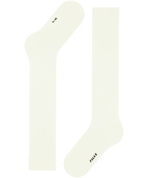 FALKE ClimaWool dames kniekousen, beige (off-white)