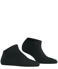FALKE ClimaWool dames sneakersokken, zwart (black)