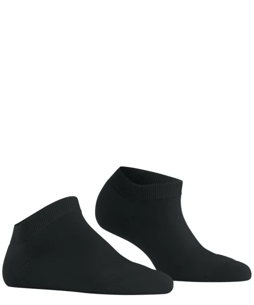FALKE ClimaWool dames sneakersokken, zwart (black)