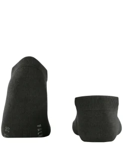 FALKE ClimaWool dames sneakersokken, antraciet melange (anthra. mel.)