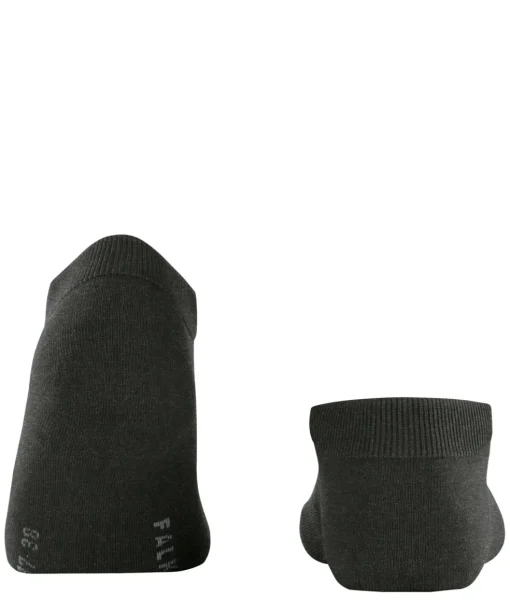FALKE ClimaWool dames sneakersokken, antraciet melange (anthra. mel.)