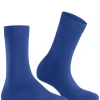 FALKE ClimaWool damessokken, kobaltblauw (imperial)
