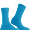 FALKE ClimaWool damessokken, blauw (true blue)