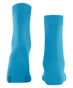 FALKE ClimaWool damessokken, blauw (true blue)