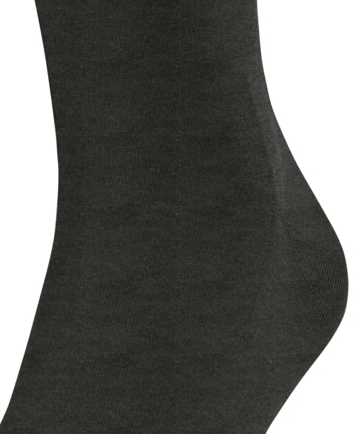 FALKE ClimaWool heren kniekousen, antraciet melange (anthra. mel.)