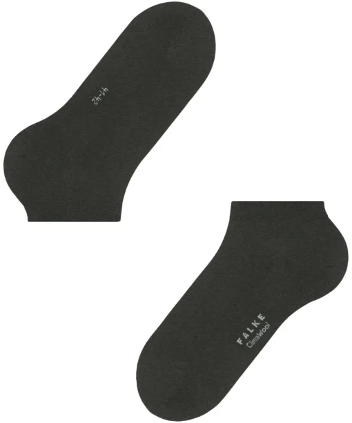 FALKE ClimaWool heren sneakersokken, antraciet melange (anthra. mel.)