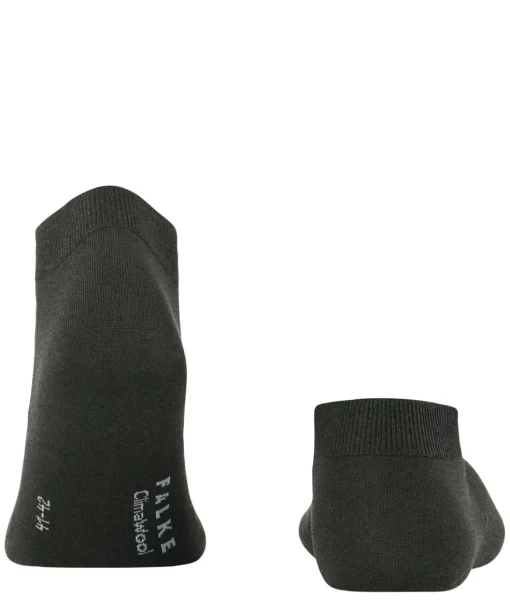 FALKE ClimaWool heren sneakersokken, antraciet melange (anthra. mel.)