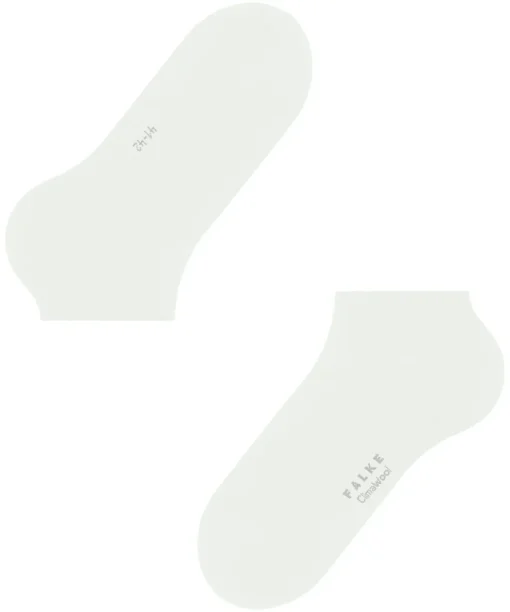 FALKE ClimaWool heren sneakersokken, beige (off-white)