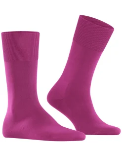 FALKE ClimaWool herensokken, roze (berry)