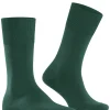 FALKE ClimaWool herensokken, groen (hunter green)
