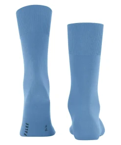 FALKE ClimaWool herensokken, blauw (cornflower blue)