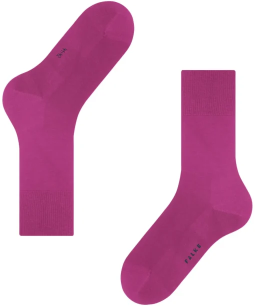 FALKE ClimaWool herensokken, roze (berry)